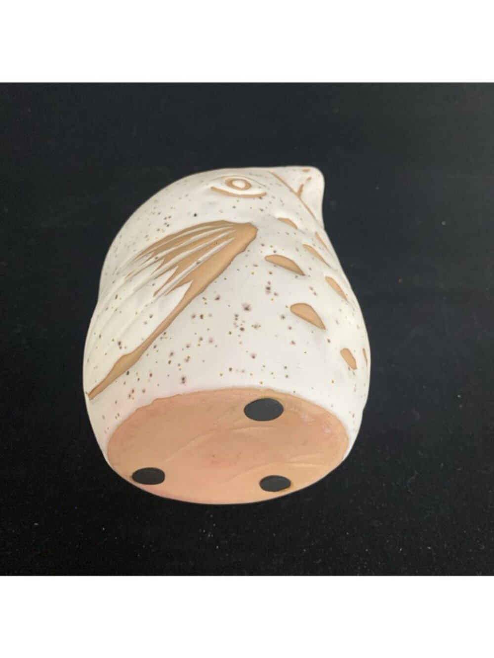 Anthropologie Linda Hsiao 5" Knotwork Bird Pitcher Vase Planter White Stoneware - Picture 7 of 8